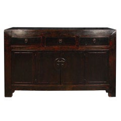 19th Century Chinese Square Corner Coffer