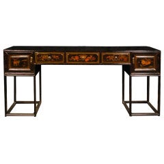 19th Century Chinese Black Lacquer Altar Table