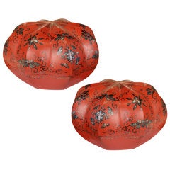 Pair of Early 20th Century Chinese Gourd Boxes