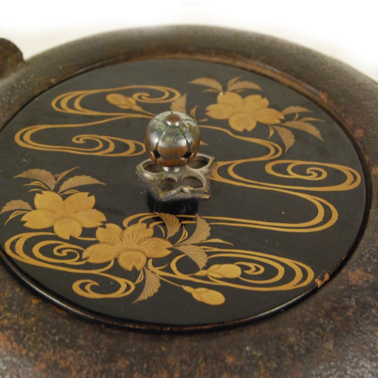 Pair of 19th Century Iron Sake Pots