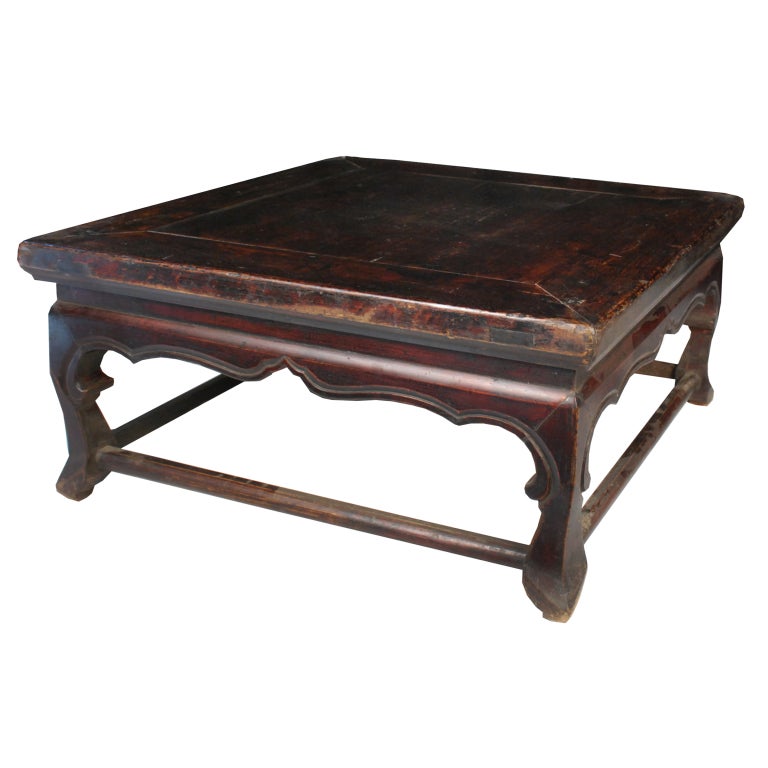 A 19th century Chinese walnut kang table with high waist and scrolled legs with stretchers.

Pagoda Red Collection #:  BJAA048


Keywords:  Low, coffee, cocktail, table