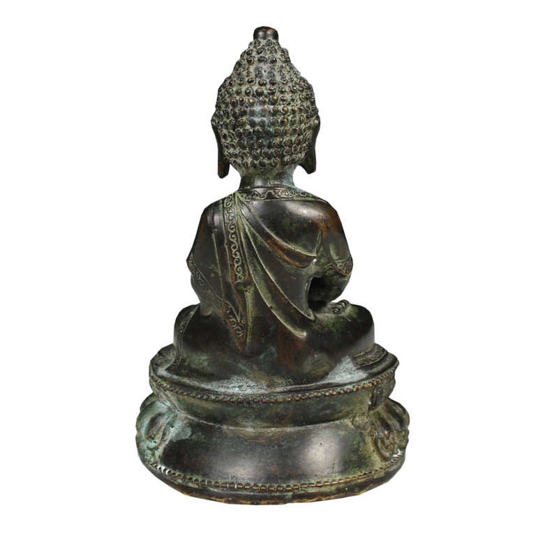 Chinese Early 20th Century Tibetan Bronze Buddha