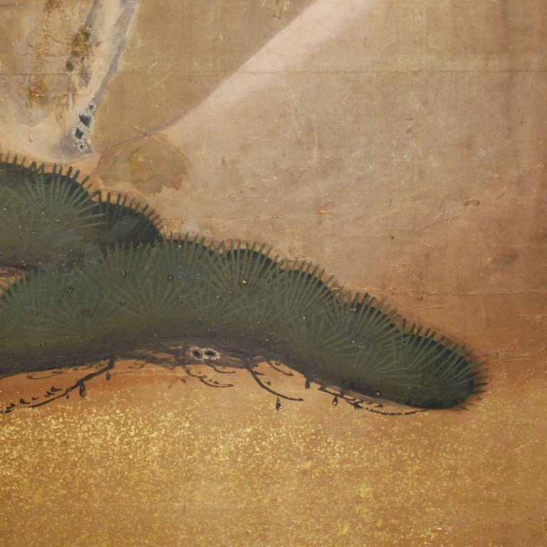 18th Century Kano School Byobu Screen 1