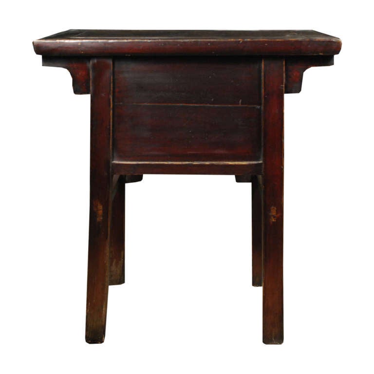 19th Century Chinese Provincial Table with Drawer 2