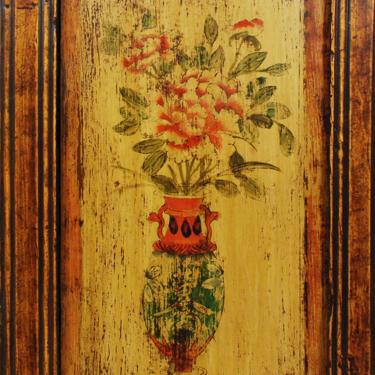 19th Century Mongolian Painted Coffer 1
