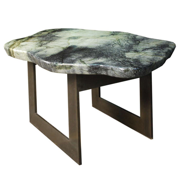 Chinese Meditation Stone Top Low Table