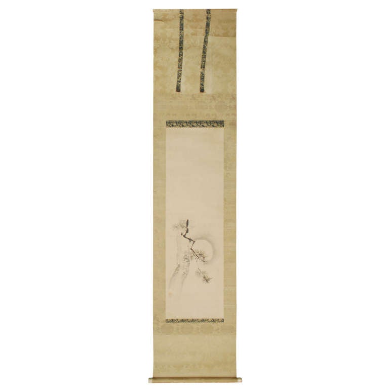 Set of Two Kano School Painted Scrolls