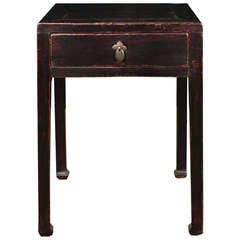 Early 20th Century Chinese Tall Table with Drawer