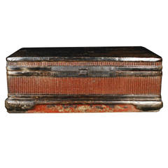 Fine Ming Woven Lacquered Trunk 3