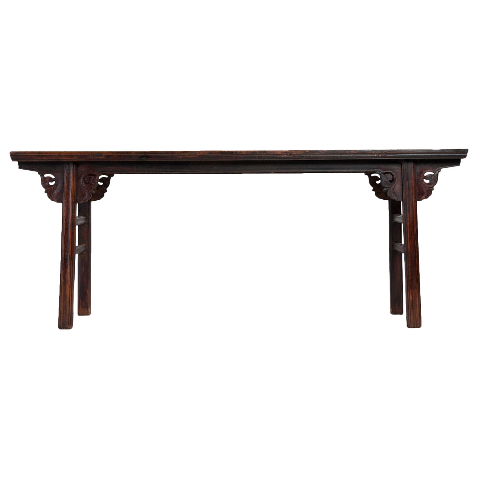 19th Century Chinese Painting Table with Ming Legs