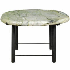 Chinese Greenery Stone Top Low Table
