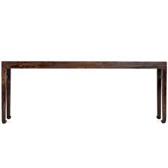 19th Century Chinese Elegant Corner Leg Table