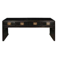 Early 20th Century Chinese Low Table with Drawers