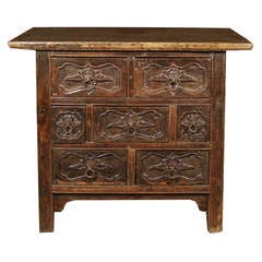 Antique 19th Century Chinese Seven-Drawer Lotus Chest