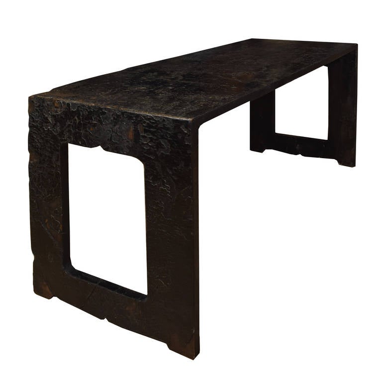 Chinese Black Lacquer Calligrapher's Table