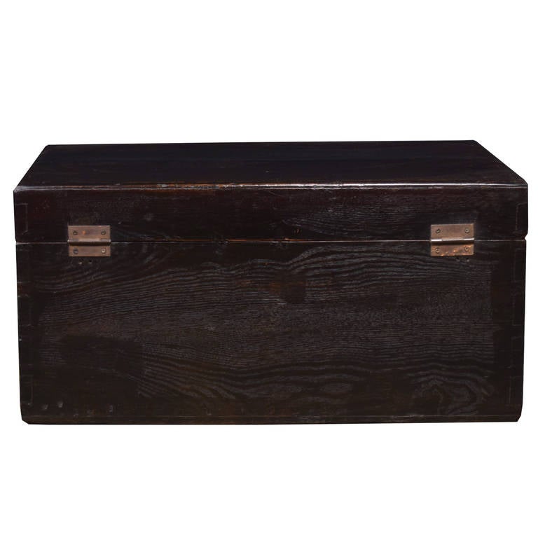 20th Century Chinese Lacquered Storage Trunk