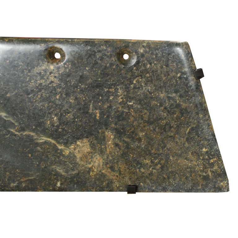 20th Century Chinese Jade Blade on Stand