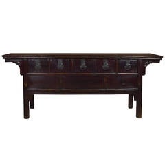 19th Century Chinese Five-Drawer Altar Coffer
