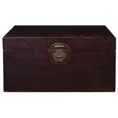 Early 20th Century Lacquered Trunk