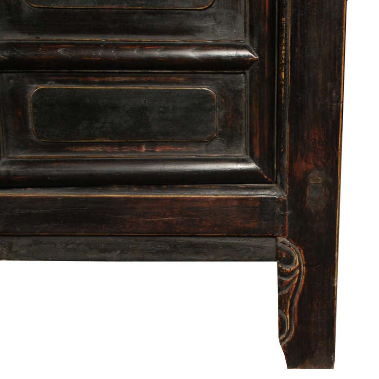 Pair of 19th Century Chinese Four Panel Cabinets 3