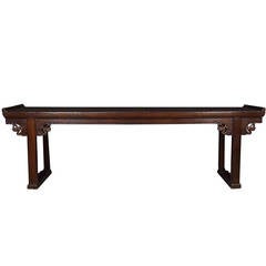 19th Century Chinese Flanked Eight Dragon Altar Table