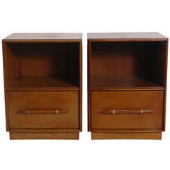 Pair of Night Stands by T.H. Robsjohn Gibbings for Widdicomb