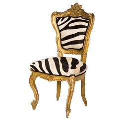 Antique Gilt Side Chair