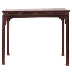 Vintage Huali Table with Marble Top 6