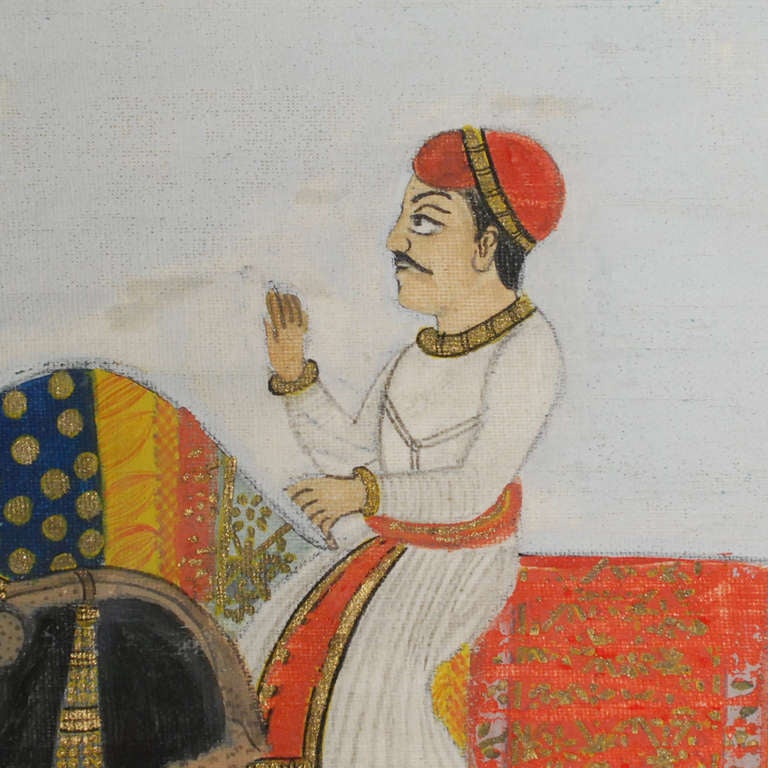 Painting of a Mughal Imperial Figure