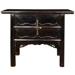 19th Century Chinese Two Drawer Chest