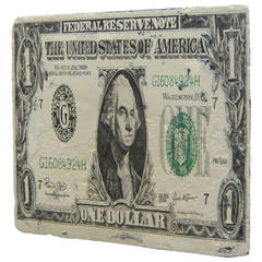 Wang Jin, "Bank Note (One Dollar), " 2005