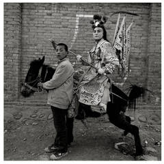 Vintage Liu Zheng, "Warrior on Donkey, " from His Series "The Chinese, " 1995
