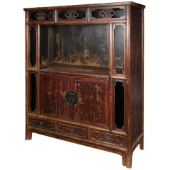 Antique 19th Century Chinese Altar Cabinet