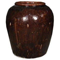 Early 20th Century Chinese Pickling Egg Jar