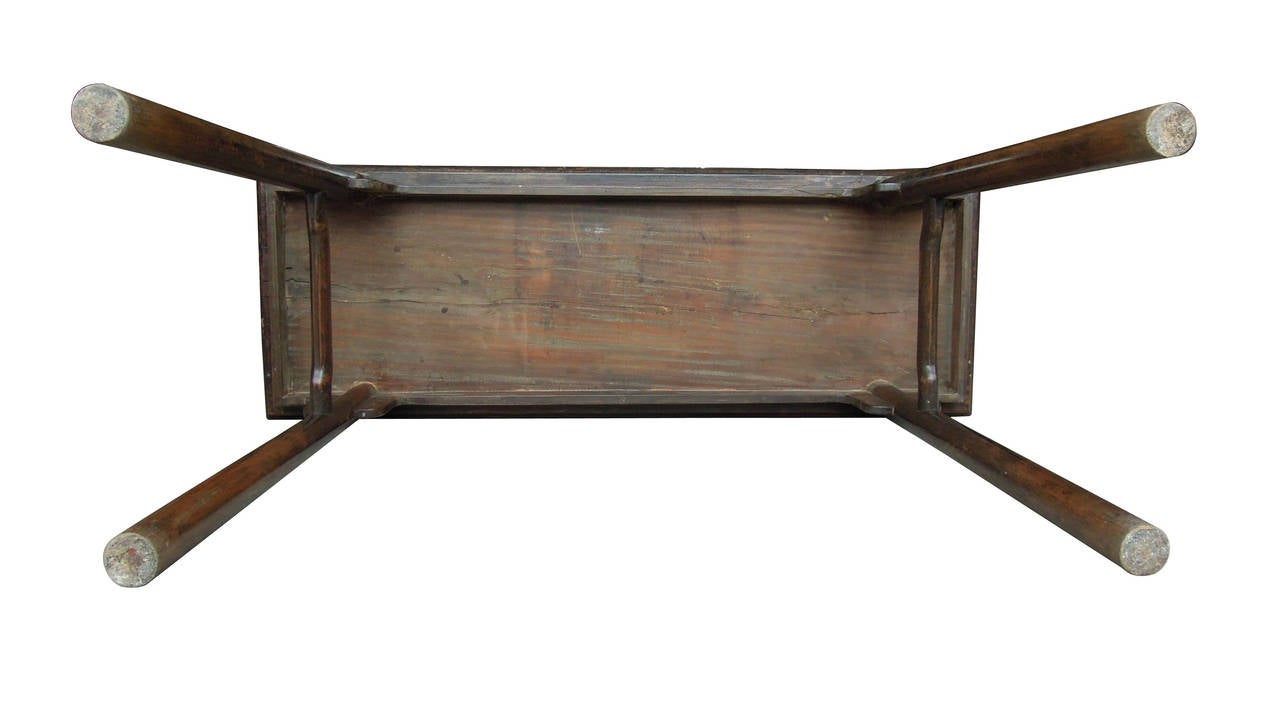 Early 19th Century Jumu Plank Top Wine Table In Excellent Condition In Chicago, IL