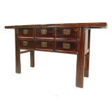 Antique Six Drawer Altar Table