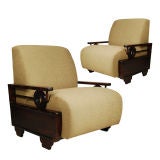 Pair of Chinese Art Deco Chairs