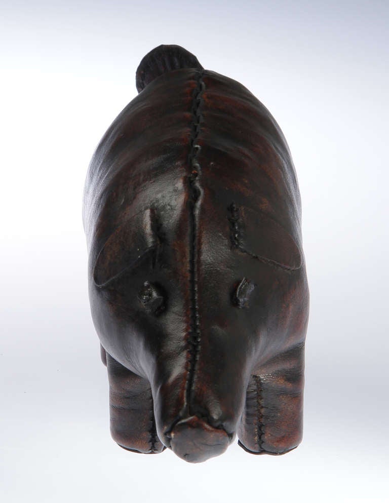 Mid-20th Century The Smallest Leather Pig