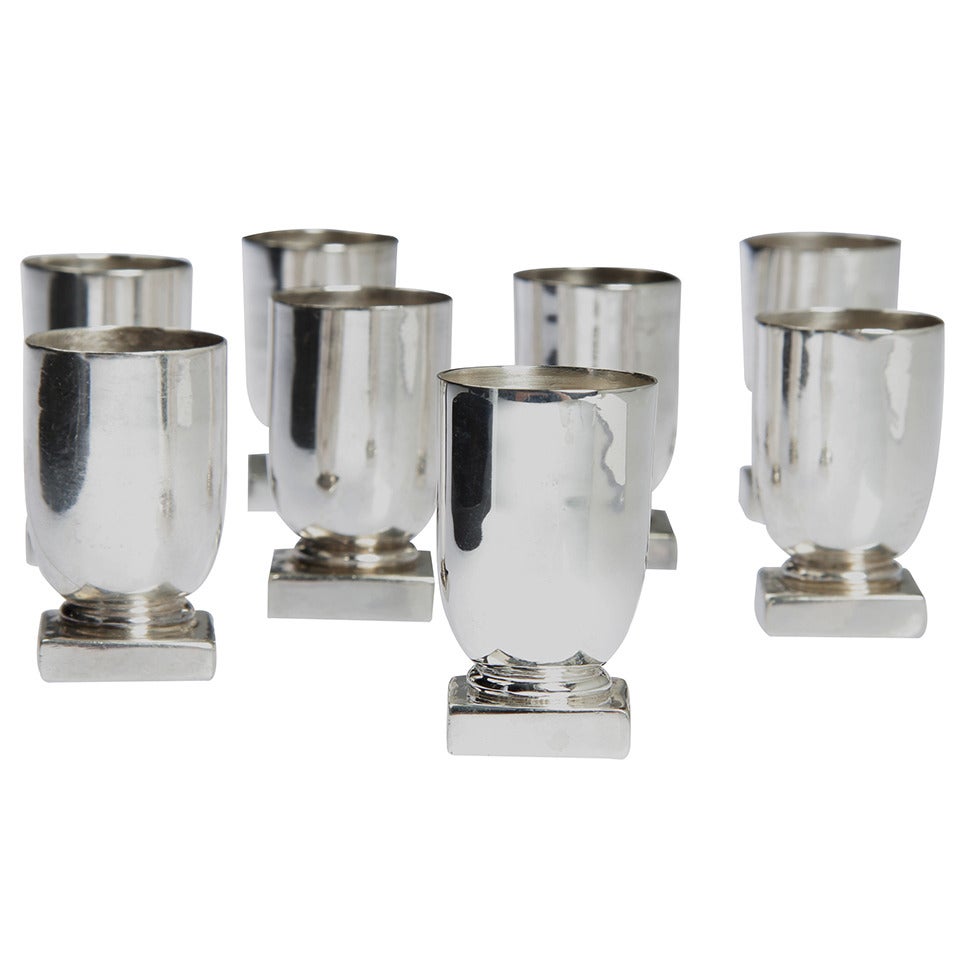 Sterling Silver Shot Glasses by William Spratling