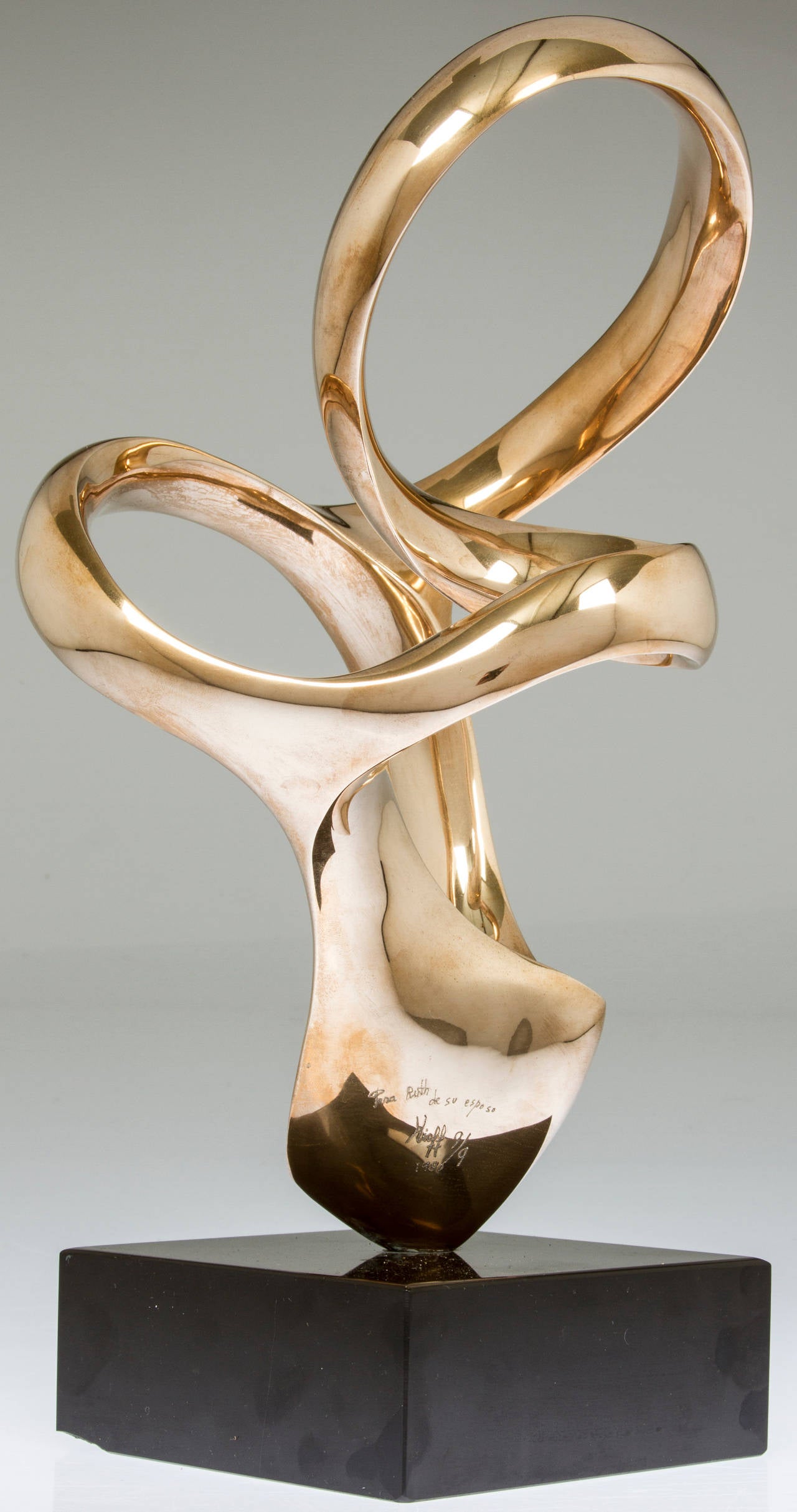Canadian Bronze Biomorphic Sculpture by Antonio Kieff