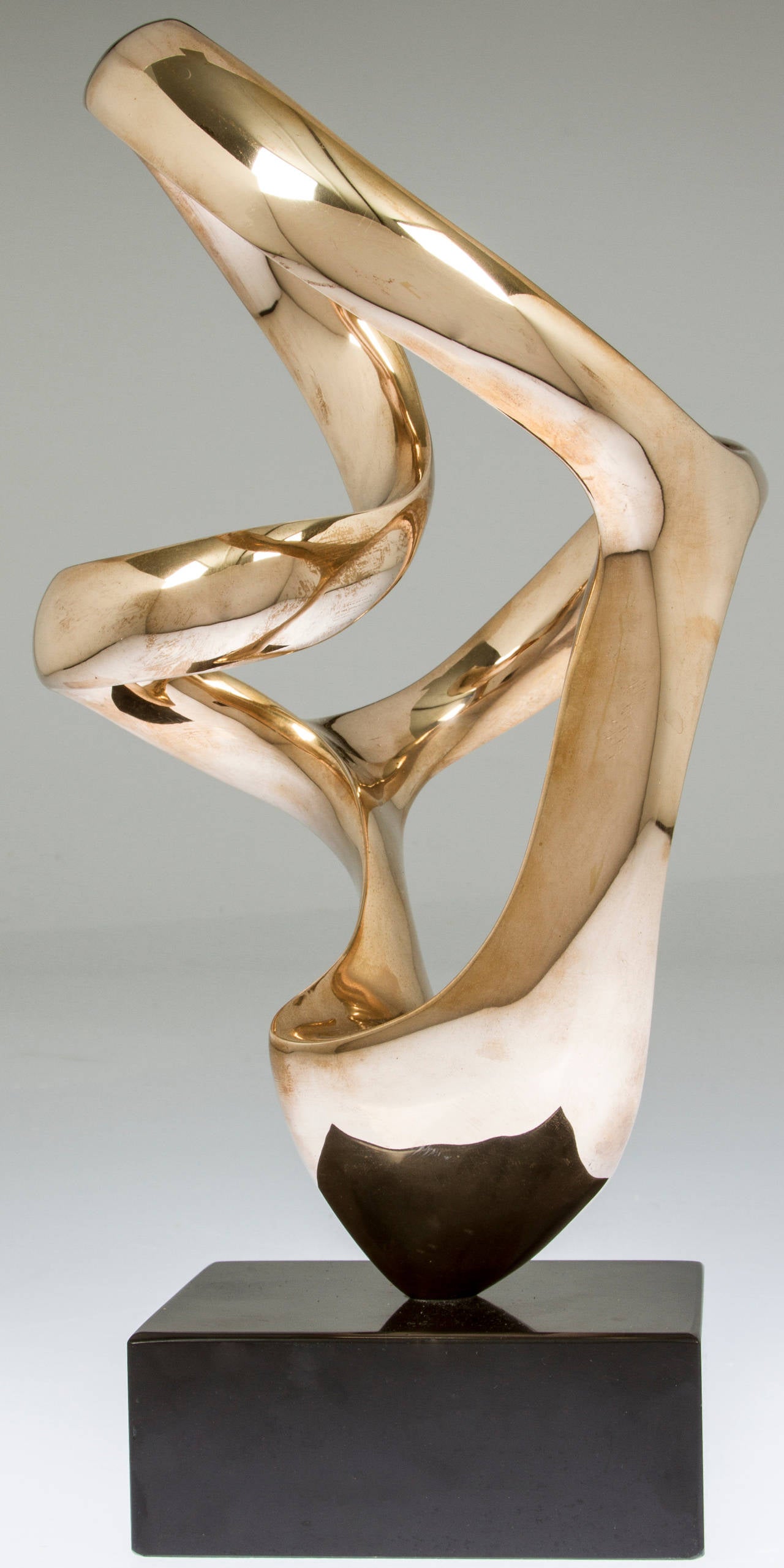 Late 20th Century Bronze Biomorphic Sculpture by Antonio Kieff