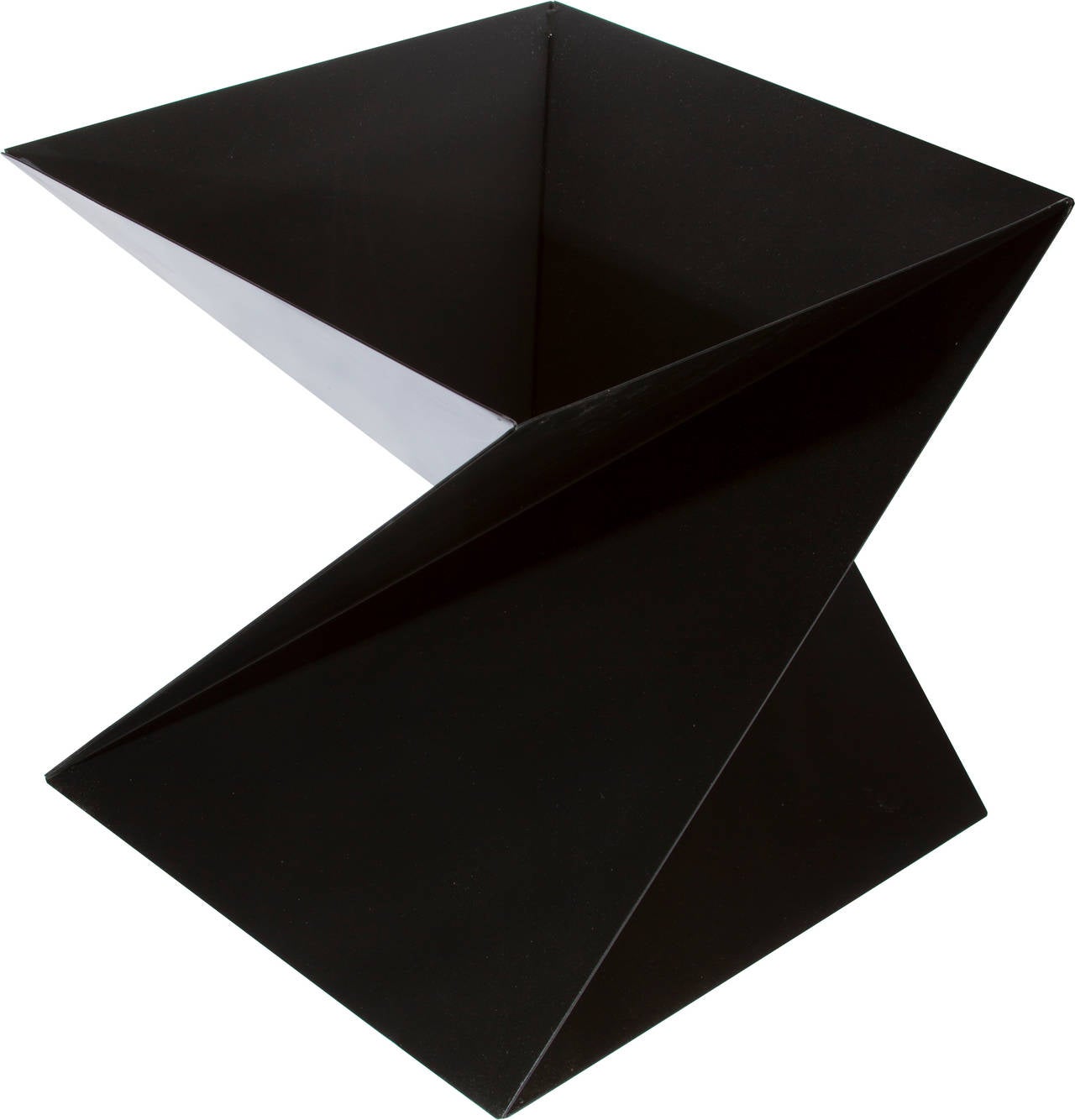 Architectural Angular Side Tables In Excellent Condition In Chicago, IL