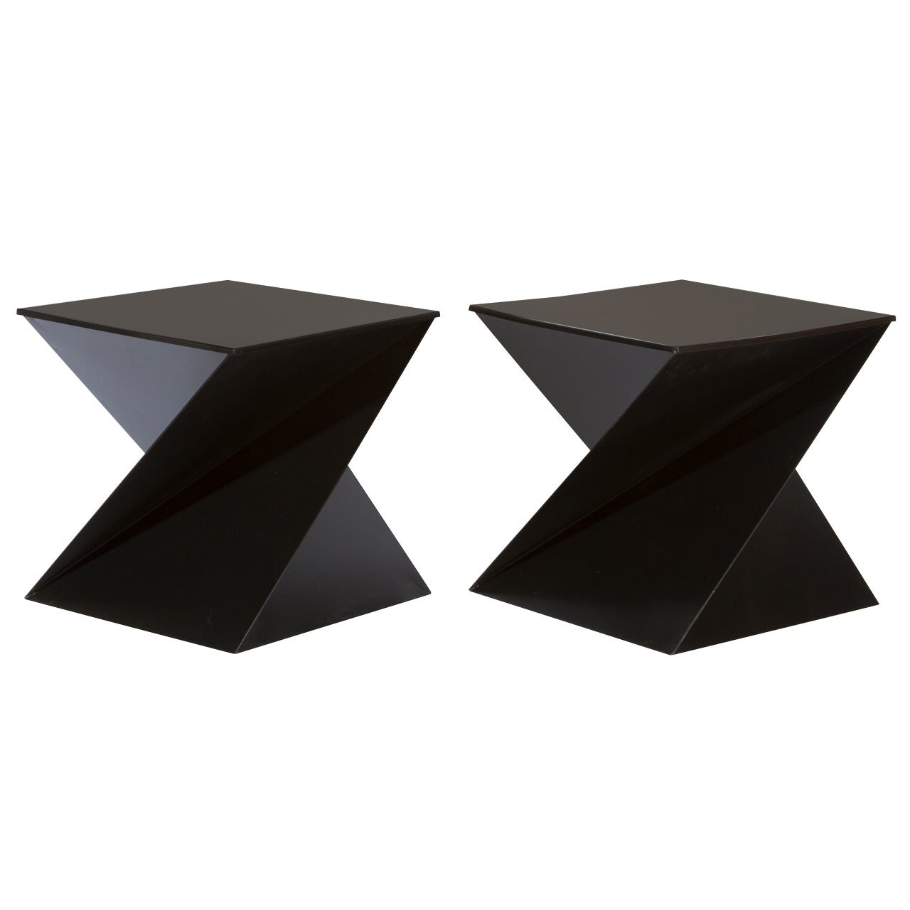 Architectural Angular Side Tables