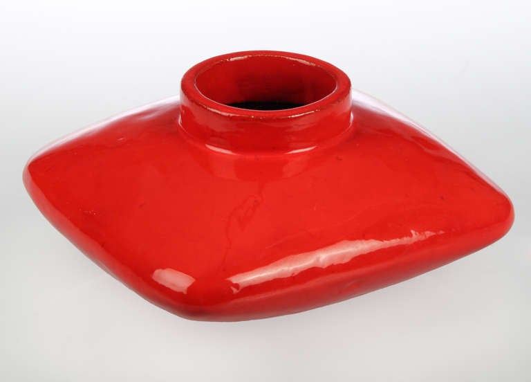 American Glazed Claude Conover Ceramic Vessel