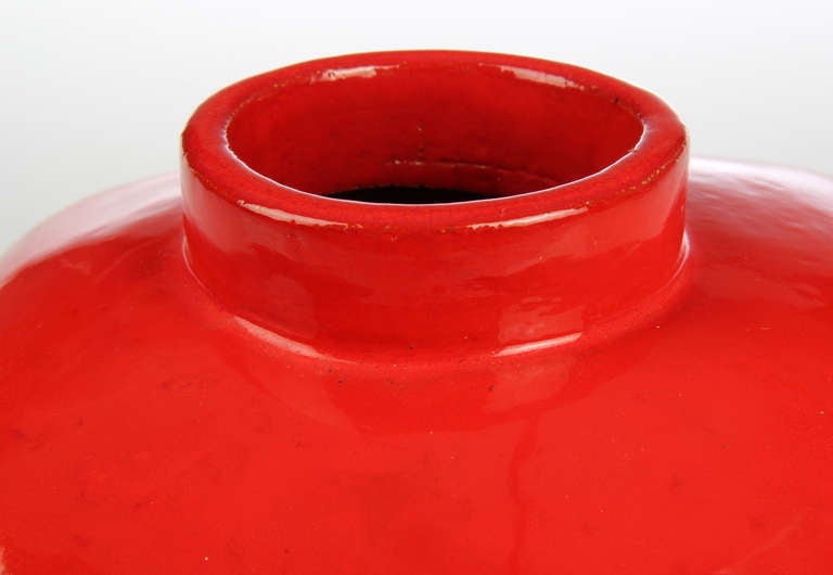 Late 20th Century Glazed Claude Conover Ceramic Vessel