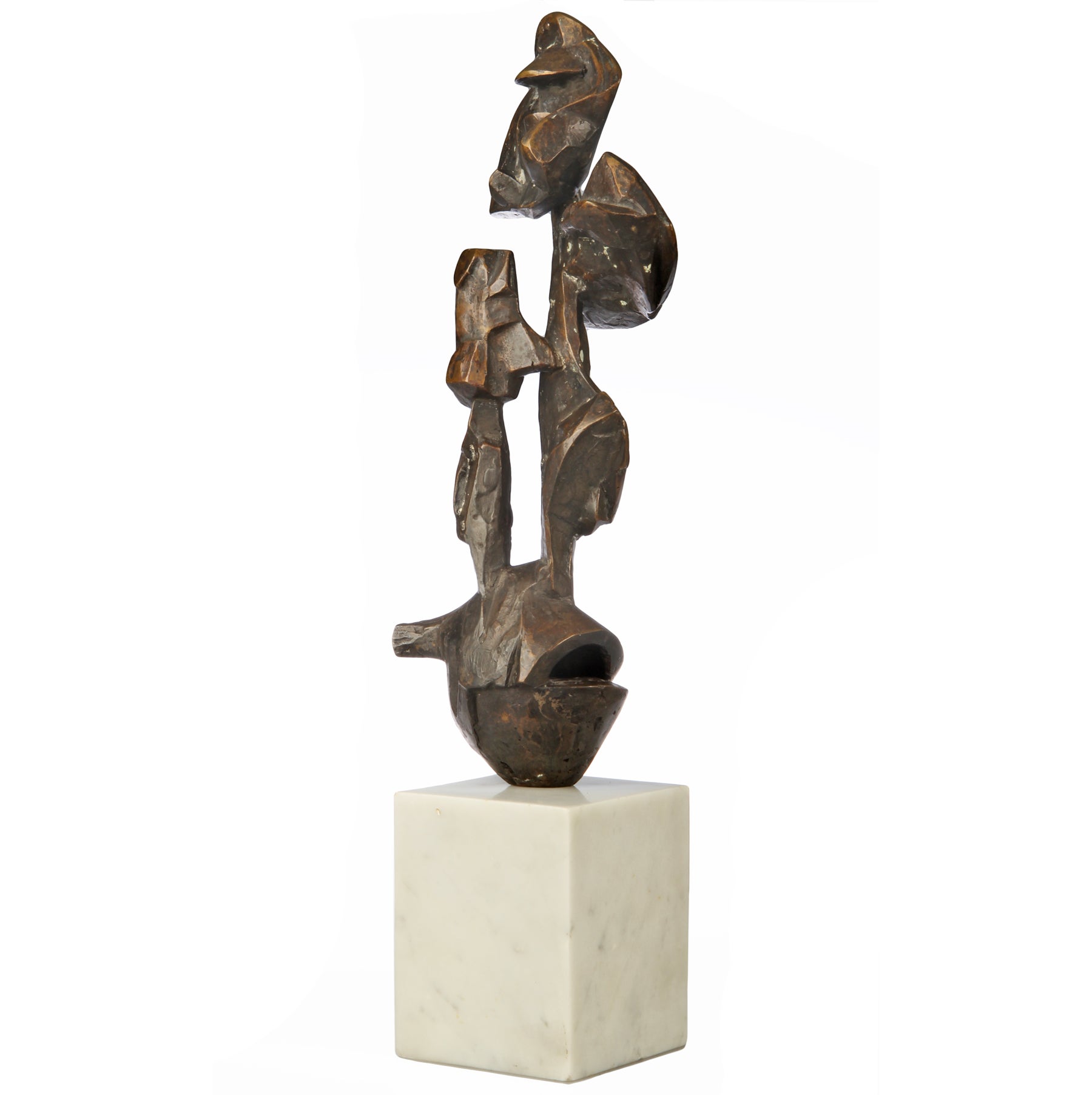 Abstract Bronze Sculpture by Dimitri Hadzi "Costor I"