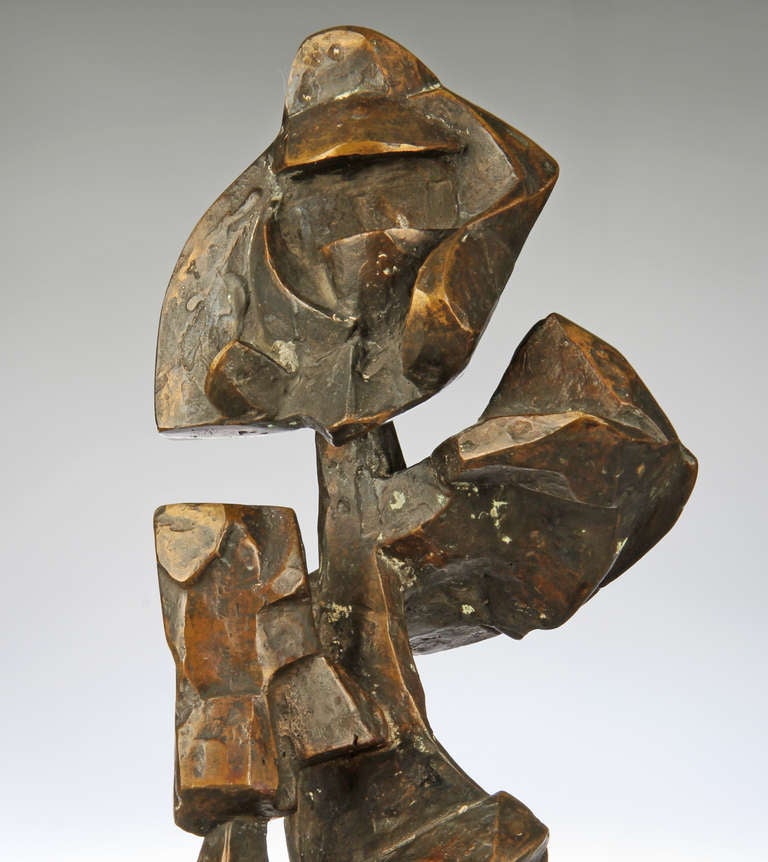American Abstract Bronze Sculpture by Dimitri Hadzi 