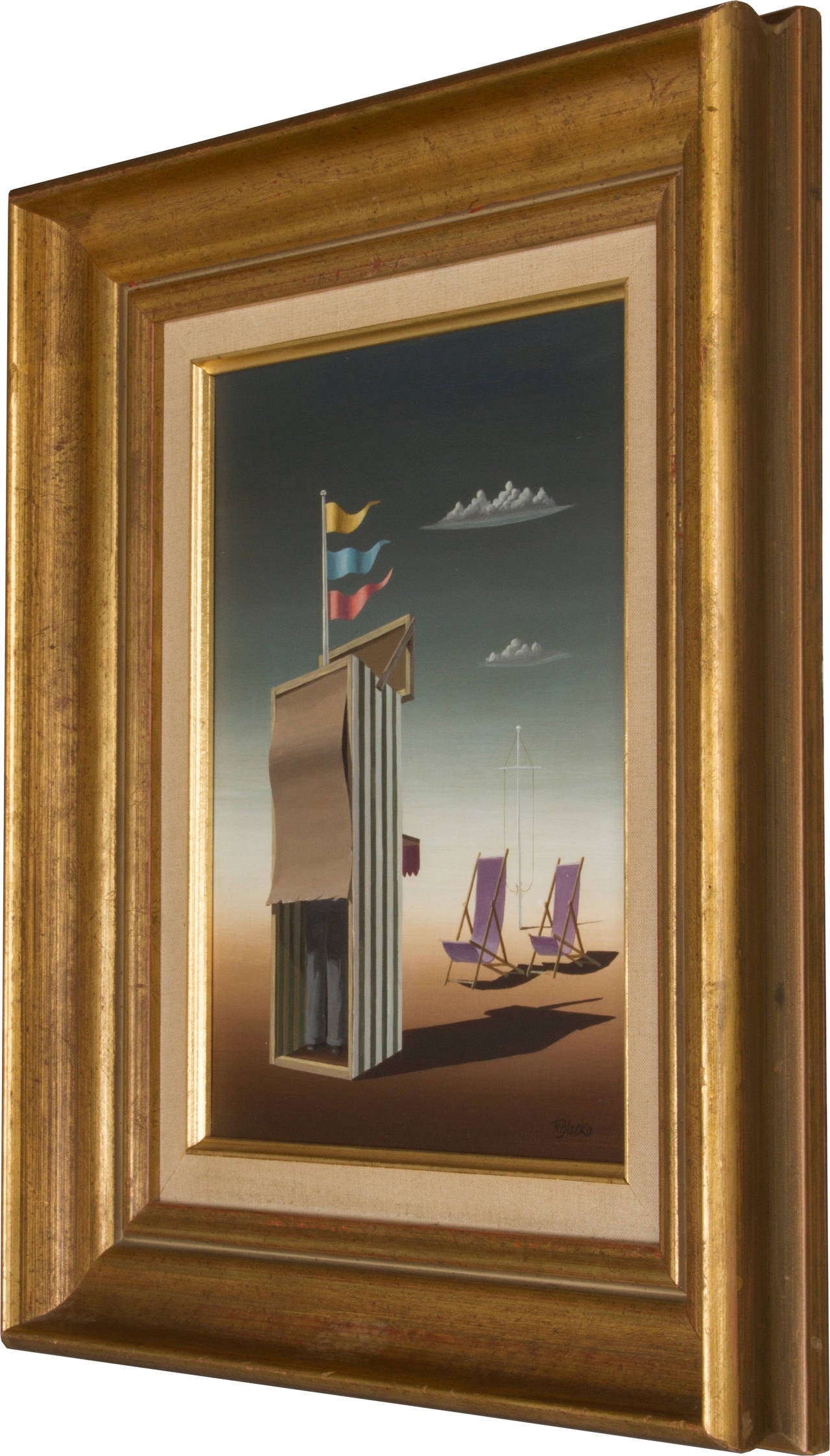 English Surrealist Painting by Norman Black, 