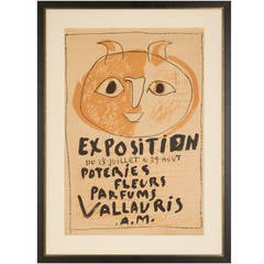 Poster Picasso Exposition Vallauris