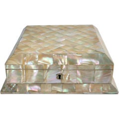 Large Mother of Pearl  Box